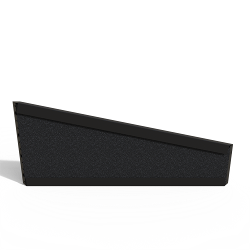 Avslut svart vänster insida