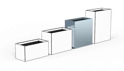 Gardenbox Magnelis isolerad höjd 80cm