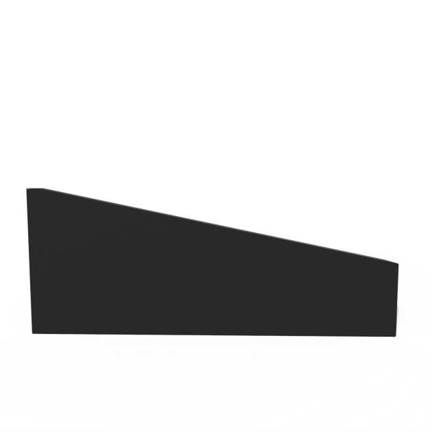 Sida avslut svart höger