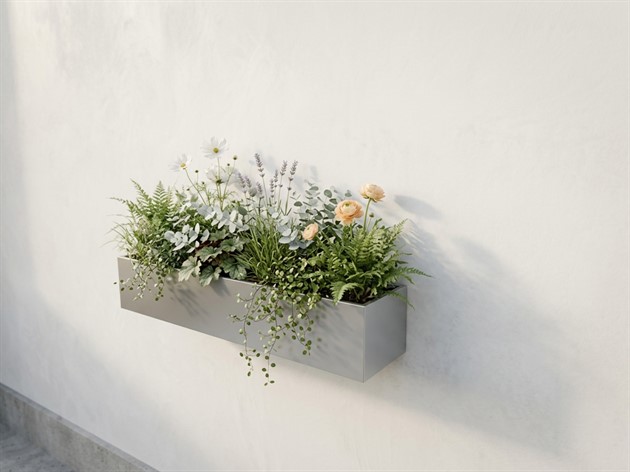 Blomlåda zinkyta B=90cm D=20cm